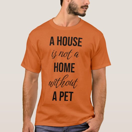 レトロな動物愛の名言ペットの引用 Tシャツ (正面)