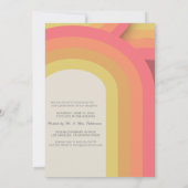 レトロな卒業ムード 案内状 (裏面)