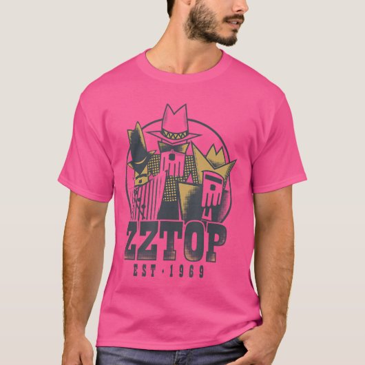 レトロな友達の男性 Tシャツ (正面)