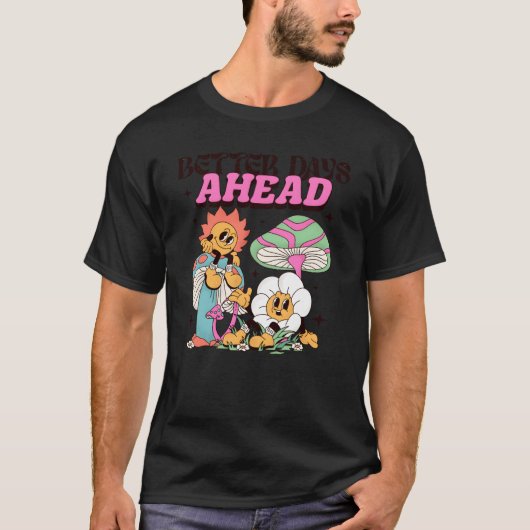 レトロな名言のガールズTシャツ Tシャツ (正面)