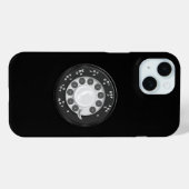 レトロな回転ダイヤル携帯ケース Case-Mate iPhoneケース (裏面 (横))