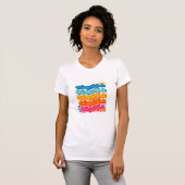 レトロな夏のバケーション Tシャツ (正面フル)