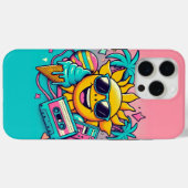 レトロな夏の雰囲気 - かわいい80年代の美学 Case-Mate iPhoneケース (裏面 (横))