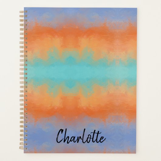 レトロな夕焼け プランナー手帳 (正面)