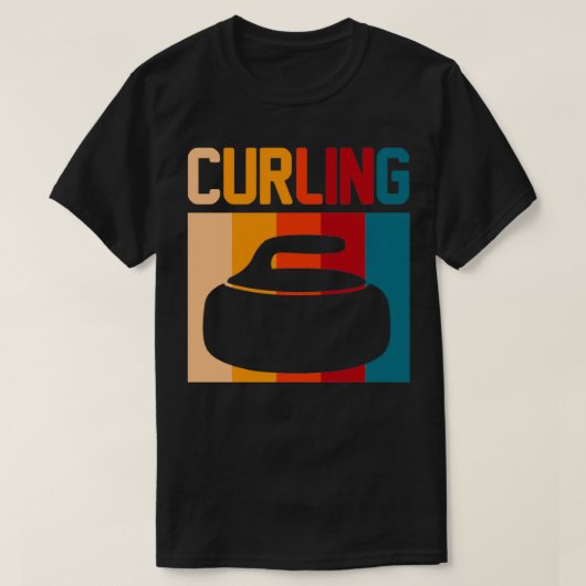 レトロな外観のカール石 Tシャツ (デザイン正面)