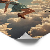 レトロな夢を見る少女 ポスター (角)