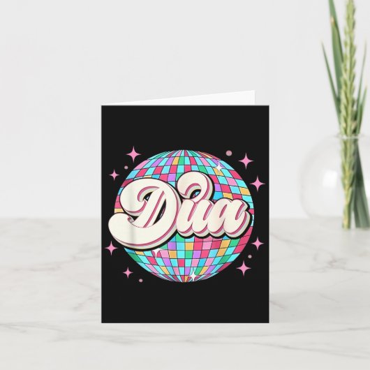 レトロな女の子 グルーヴィー デュア ファースト ネーム D T シャツ 80、90年代 カード (正面)