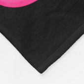 レトロな女の子 ブーン グルーヴィー フラワー ファーストネーム D 80年代 フリースブランケット (角)