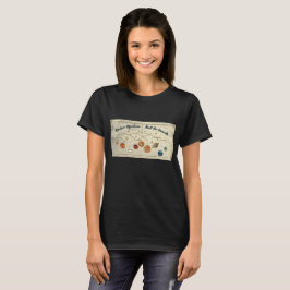 レトロな宇宙デザインのソーラーシステム・アウト・トゥ・ランチ Tシャツ