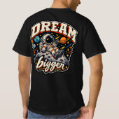 レトロな宇宙探検家 Tシャツ (裏面)