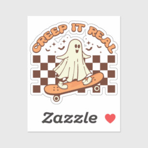 レトロな実在グルーヴィーのハロウィン シール