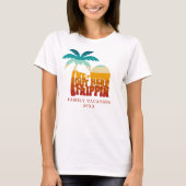 レトロな家族旅行の思い出 Tシャツ (正面)