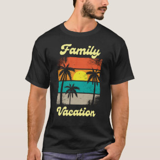 レトロな家族旅行 Tシャツ