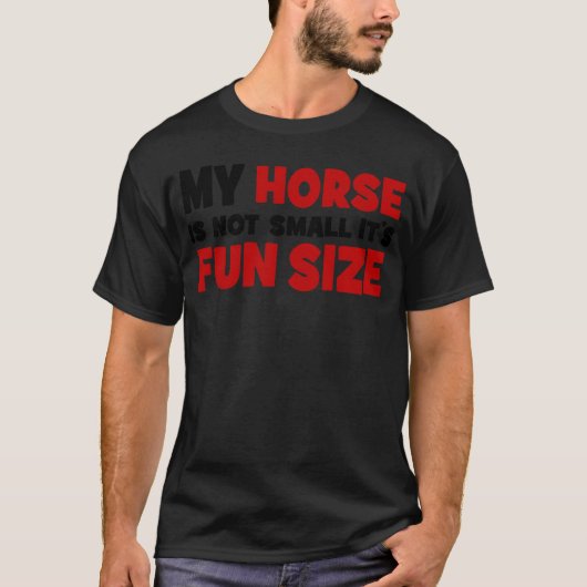 レトロな小さな馬 Tシャツ (正面)