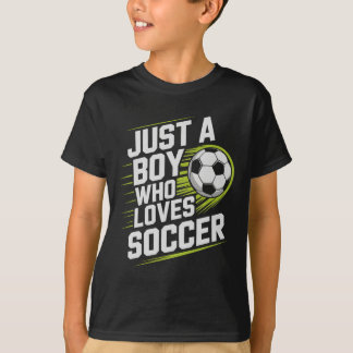 レトロな少年サッカー好き ゴールキーパー Tシャツ