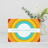 レトロな幸福な退職 招待状 (スタンド正面)