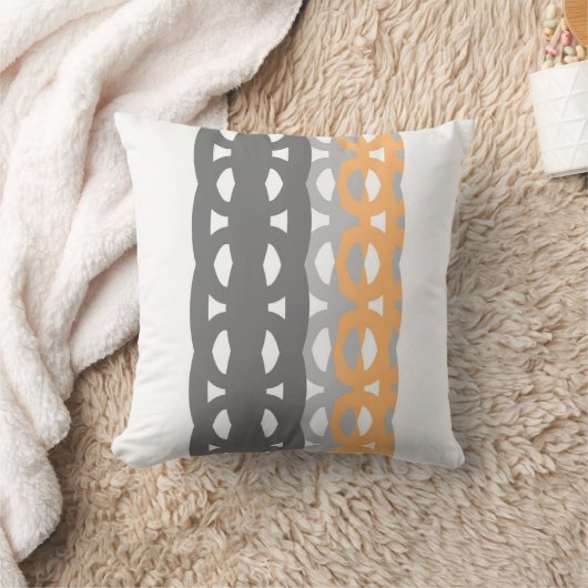 レトロな幾何学的デザインピローオリジナルアート クッション (ブランケット)
