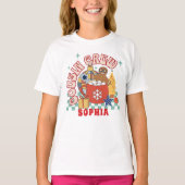 レトロな従兄弟クリスマスのお揃いコーデ Tシャツ (正面)