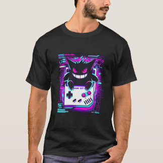レトロな怖い少年少女 Tシャツ