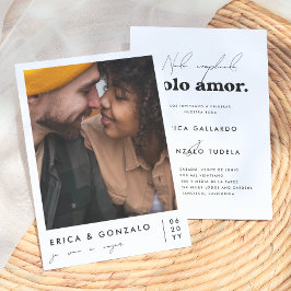 レトロな愛だけのシンプルな結婚式の招待状 招待状