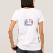 レトロな愛国心あふれる花火大会 Tシャツ (裏面)