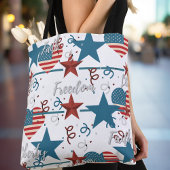 レトロな愛国心 Faith Freedom Liberty トートバッグ