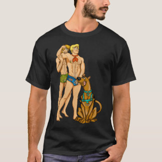 レトロな愛犬グッズ 友達へのプレゼント Tシャツ