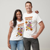 レトロな感じでハロウィンに近づく Tシャツ (ユニセックス)