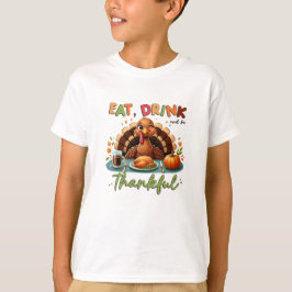 レトロな感漂うハロウィンのかぼちゃ ウォーターカラー 秋 Tシャツ