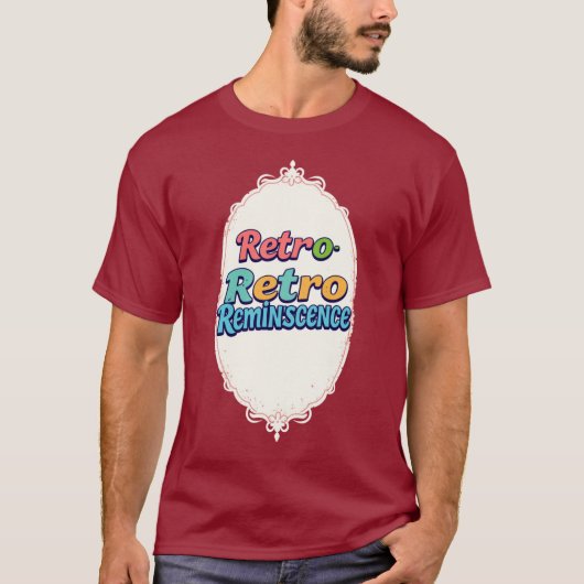 レトロな懐かしさ Tシャツ (正面)