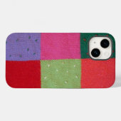 レトロな手編みカラフルパッチワーク Case-Mate iPhoneケース (裏面 (横))