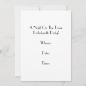 レトロな招待状 ナイト・オン・ザ・タウン ブライズゲート 招待状 (裏面)