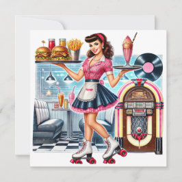 レトロな招待状 招待状