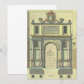 レトロな教会のドアの入り口ルネサンス建築 (正面/裏面)