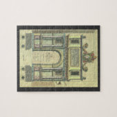 レトロな教会のドアの入り口ルネサンス建築 ジグソーパズル (横)