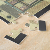 レトロな教会のドアの入り口ルネサンス建築 ジグソーパズル (側面)