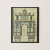 レトロな教会のドアの入り口ルネサンス建築 ジグソーパズル (縦)