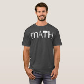 レトロな数学 Tシャツ (正面フル)