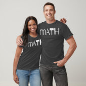 レトロな数学 Tシャツ (ユニセックス)