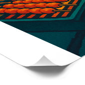 レトロな旅行 – シンガポールの通り食品 ポスター (コーナー)