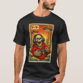 レトロな日本のUFOスケルトン ガメラー Tシャツ (正面)