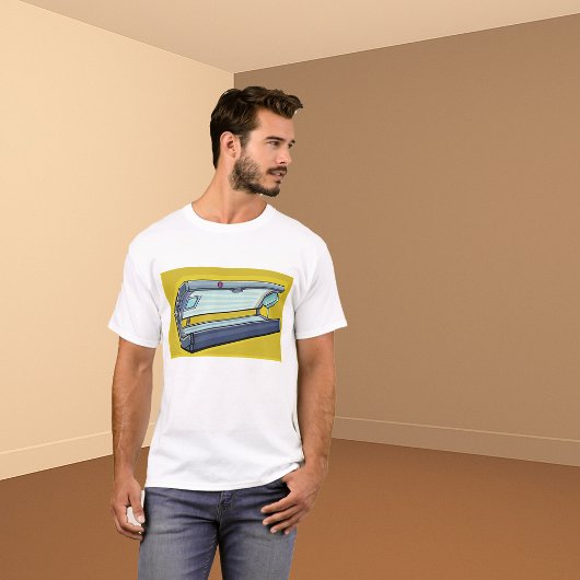 レトロな日焼けサロン スパ Tシャツ