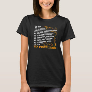 レトロな旧式車 Tシャツ