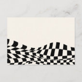 レトロな旧財閥チェック柄 ソングリクエスト エンクロージャーカード (裏面)