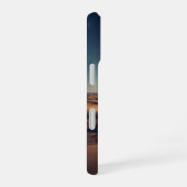 レトロな星空の砂漠の風景 iPhone 16ケース (右側面)