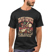 レトロな最も素晴らしい時間のTシャツ - 面白い緑の泥棒