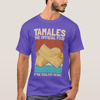 レトロな最強のタマレス料理 Tシャツ