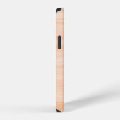 レトロな木目 ウッドウッド調の表面 iPhoneケース (右側面)