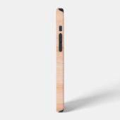 レトロな木目 ウッドウッド調の表面 iPhoneケース (左側面)