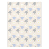 レトロな桃の卒業式 テーブルクロス (正面)